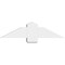 Ekena Millwork Eugene Architectural Grade PVC Gable Bracket, 36"W x 9"H x 4"D x 6"F, 6/12 Pitch GBP036X09X0406EUG00 - alternate 3